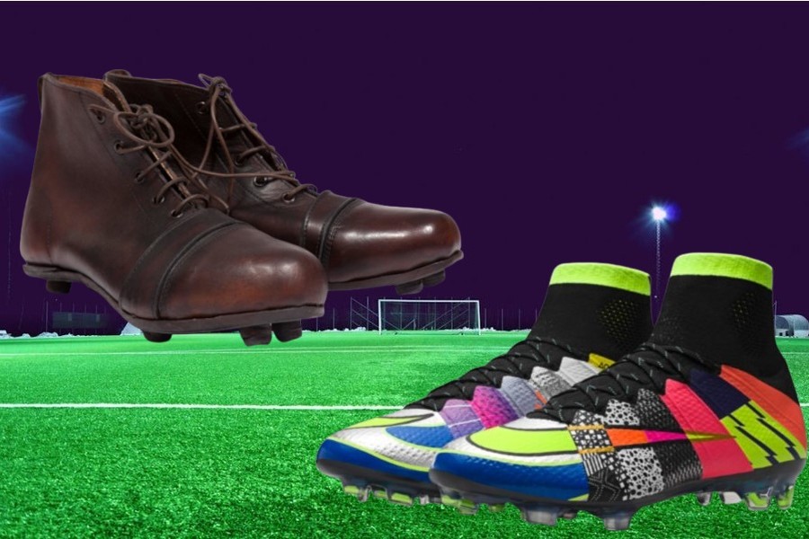 Evolution of Football Boots