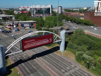 Anfield Wrap Man Utd Billboard