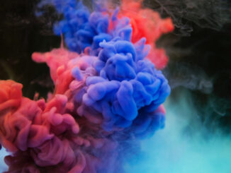 Everton Fan sells blue smoke to liverpool fans